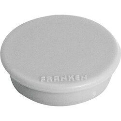 FRANKEN HMS36 12 Magnet rund 38mm grau 10 St./Pack.