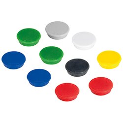 FRANKEN HMS36 99 Magnet rund 38mm sortiert 10 St./Pack.