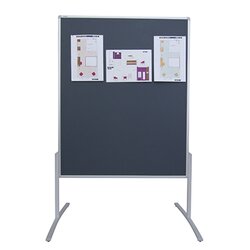 FRANKEN MT800312 Moderationstafel PRO 120x150cm Filz grau