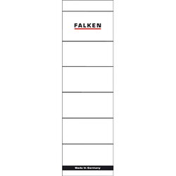 Falken 80039266 Ordnerrückenschild breit/kurz weiß 10 St./Pack.
