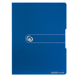 Herlitz 11217213 Klemmbrettmappe DIN A4 Polyfoam blau