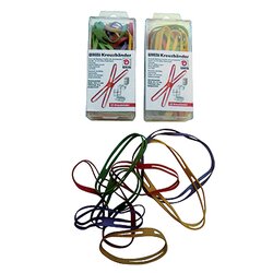WIHEDÜ 510.035 Kreuzband 150x11mm farbig sortiert 12 St./Pack.