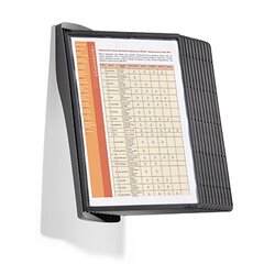 DURABLE 585401 Sichttafelwandhalter SHERPA STYLE WALL 10 schwarz
