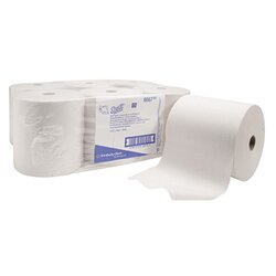 Scott® 6667 Handtuchrolle Slimroll 20cmx304m weiß 6 St./Pack.