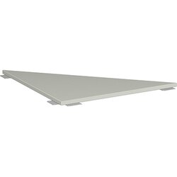 Geramöbel S-617508-L Verkettungselement Flex C-Fuß Dreieck 90° l.gr