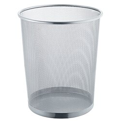 helit H2518600 Papierkorb Mesh 23l rund Metall silber