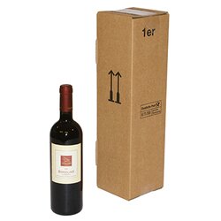 smartboxpro 00069081 Versandkarton Flasche 105x420x105mm br 20St