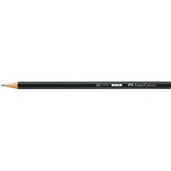 Faber-Castell 111102 Bleistift Sechseckform 2B schwarz