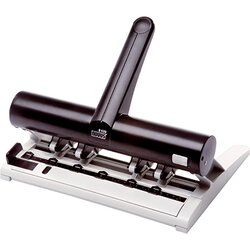 NOVUS 025-0470 Locher B430 4fach 30Bl. Metall anthrazit/lichtgrau