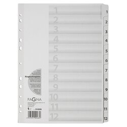 PAGNA 31005-08 Register 1-12 DIN A4 12tlg ws 