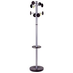 ALBA PMSTAN3 M Garderobenständer 175cm Ø38cm schwarz/chrom