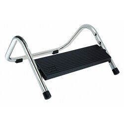 Soennecken 2264 Fußstütze Stahlrohr 4-fach höhenverstellbar chrom