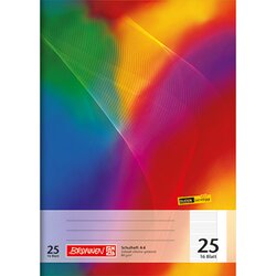 BRUNNEN 104492502 Schulheft A4 Lin25 16Blatt liniert