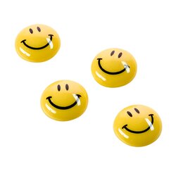 magnetoplan® 16671 Magnet Smilies 20mm gelb 8 St./Pack