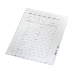 Leitz 41050000 Sichthülle Premium A5 0,15mm PVC tr 100 St./Pack.