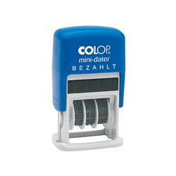 COLOP® 105141 Datumstempel mini-dater BEZAHLT 160/L2