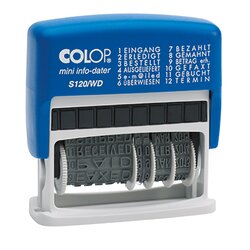COLOP® 104959 Datumstempel mini info-dater  S120/WD bl/gr