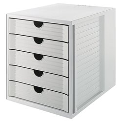 HAN 14508-18 Schubladenbox KARMA  5xSchub öko-gr