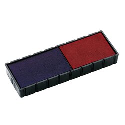 COLOP® 107147 Ersatzkissen E/12/2 blau/rot 2 St./Pack