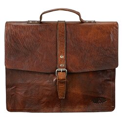 Pride & Soul 47183 Aktentasche Jayden 8x37x30cm Leder braun