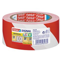 tesa® 58134-00000 Signalklebeband 50mmx66m bedruckt rot weiß