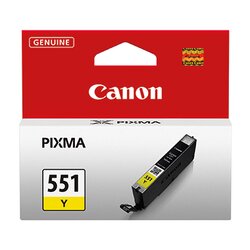 Canon 6511B001 Tintenpatrone CLI551Y 7ml gelb 