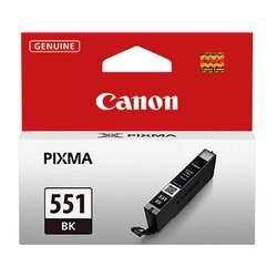 Canon 6508B001 Tintenpatrone CLI551BK 7ml schwarz