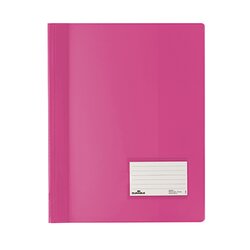 DURABLE 268034 Schnellhefter DURALUX DIN A4 Hartfolie dunkelrosa