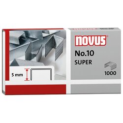 NOVUS 040-0003 Heftklammer No.10 verzinkt 1.000 St./Pack.