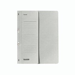 Falken 80000508 Ösenhefter DIN A4 kaufm. Heftung 250g Karton grau