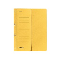 Falken 80003825 Ösenhefter DIN A4 kaufm. Heftung 250g Karton gelb