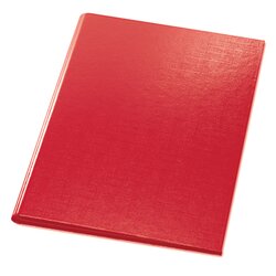 Falken 11288388 Klemmbrettmappe DIN A4 Hartpappe/Folie rot