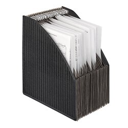Veloflex 4446280 Stehsammler DIN A4 bis 56cm 23Fächer PP schwarz