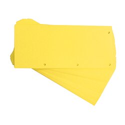 Oxford 400014010 Trennstreifen Duo 160g Karton gelb 60 St./Pack.