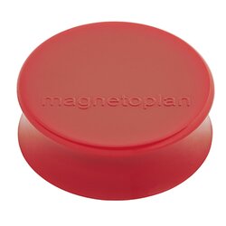 magnetoplan® 1665006 Magnet Ergo Large 34mm rot 10 St./Pack.