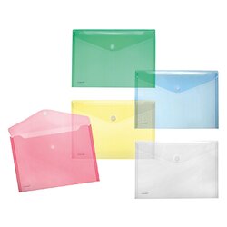 FolderSys 40101-94 Sammelhülle DIN A4 quer sortiert 10 St./Pack.
