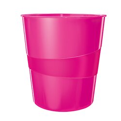 Leitz 52781023 Papierkorb WOW 15l PS pink 