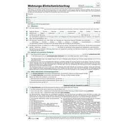 RNK Verlag 599 RNK Mietvertrag DIN A4 4Blatt 