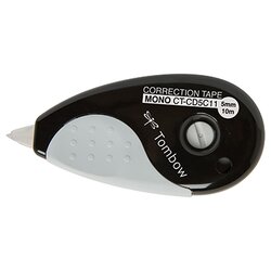 Tombow CT-CD5C11 Korrekturroller Grip 5mmx10m schwarz/weiß
