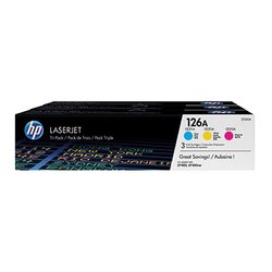 HP CF341A Toner 126A 1.000Seiten c/m/y 3 St./Pack.