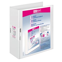 Veloflex 4142190 Präsentationsringbuch VELODUR A4 60mm weiß