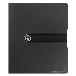 Herlitz 11205713 Ringbuch DIN A4 2Ringe 16mm opak schwarz