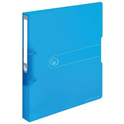 Herlitz 11205762 Ringbuch DIN A4 2Ringe 38cm transparent blau