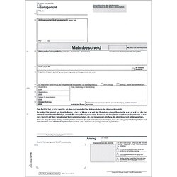 RNK Verlag 703 Mahnbescheid  Arbeitsgericht A4 sd