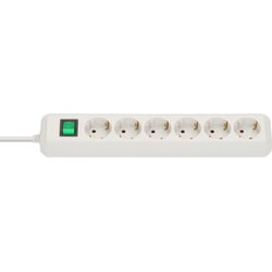 brennenstuhl® 1159520015 Steckdosenleiste Eco-Line 6f. Schalter ws