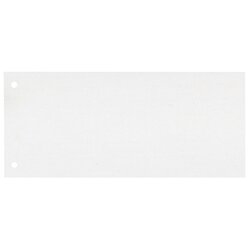 Bene 201950WS Trennstreifen Karton weiß 100 St./Pack.
