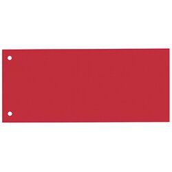Bene 201950RT Trennstreifen Karton rot 100 St./Pack.