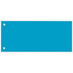 Bene 201950HBL Trennstreifen Karton blau 100 St./Pack.