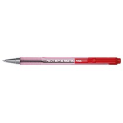 PILOT 2026002 Kugelschreiber BP-S MATIC F Druckmechanik rot