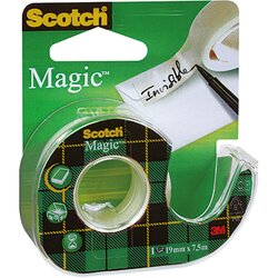 Scotch® 810H1975 Handabroller Magic bis 19mmx7,5m transparent